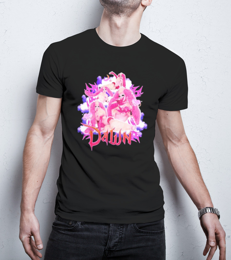Dawnverse Dragcon Pink Fantasy T-Shirt