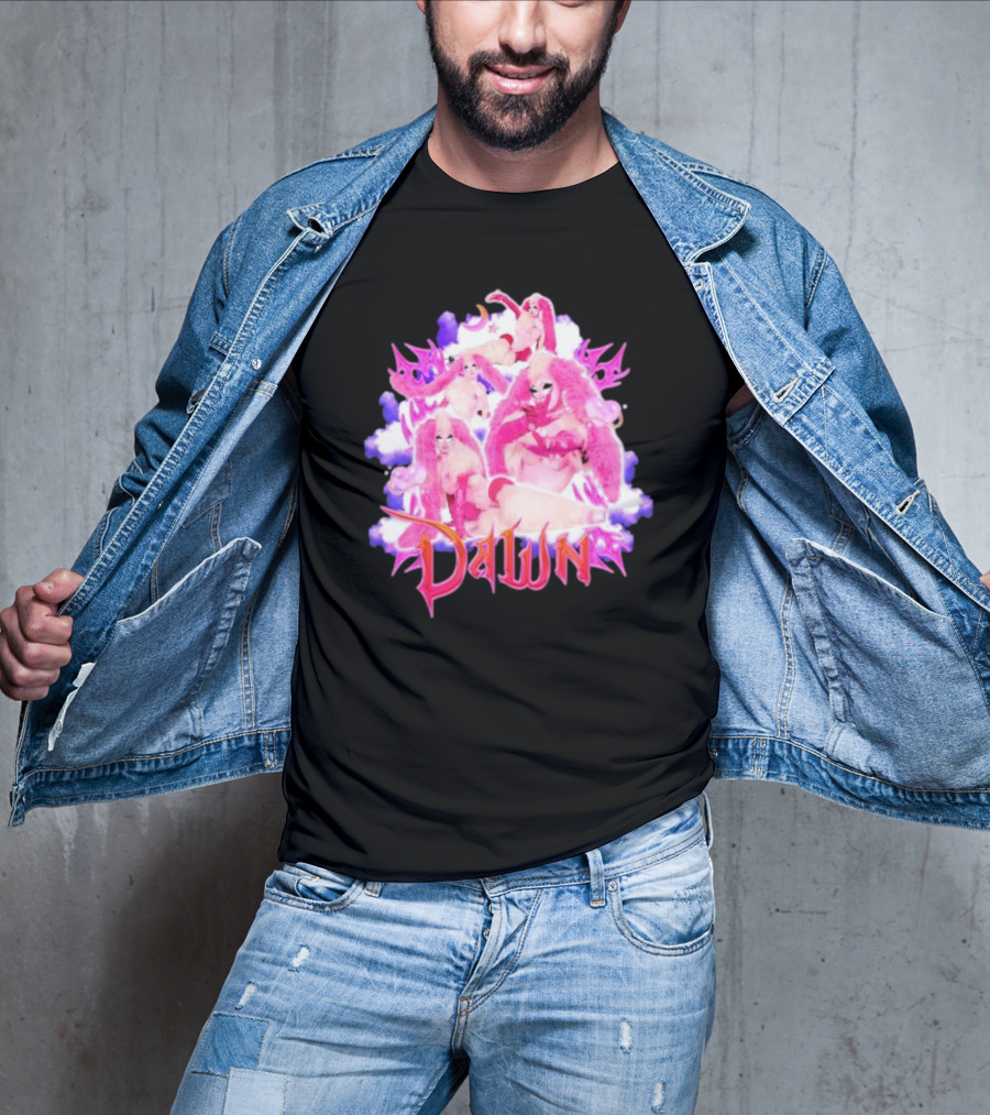 Dawnverse Dragcon Pink Fantasy T-Shirt