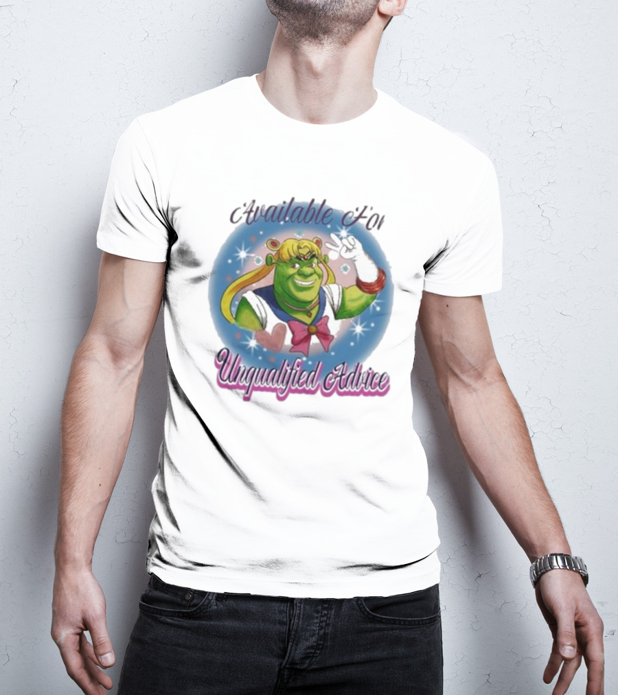 Available Ogre For Unqualified Advice Sailor Moon T-Shirt