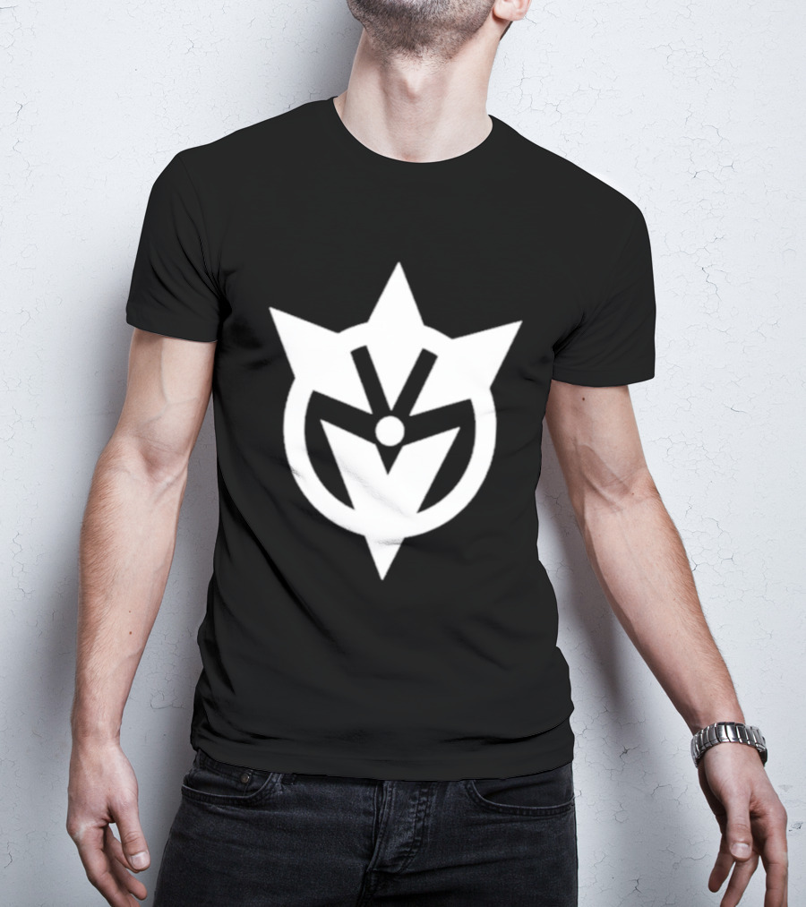 Cavemanon DamienS Logo White Star T-Shirt