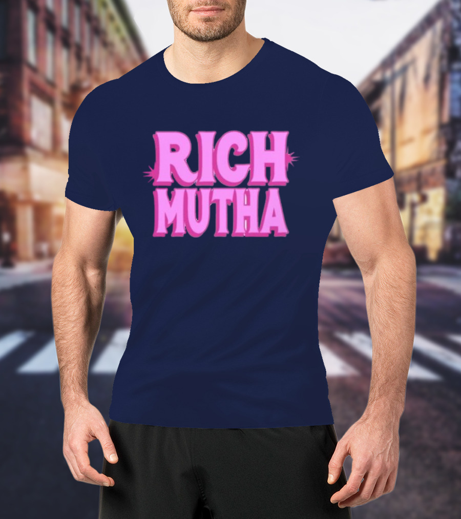 Monaleo Rich Mutha Pink T-Shirt