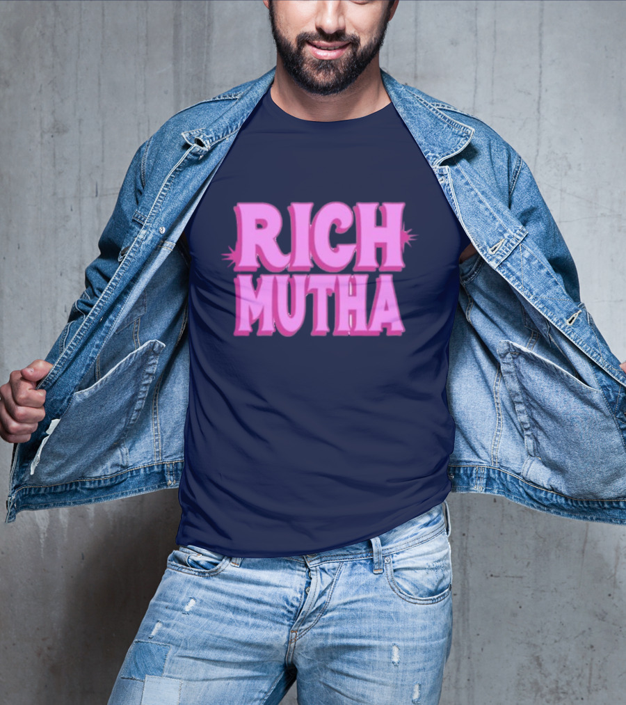 Monaleo Rich Mutha Pink T-Shirt