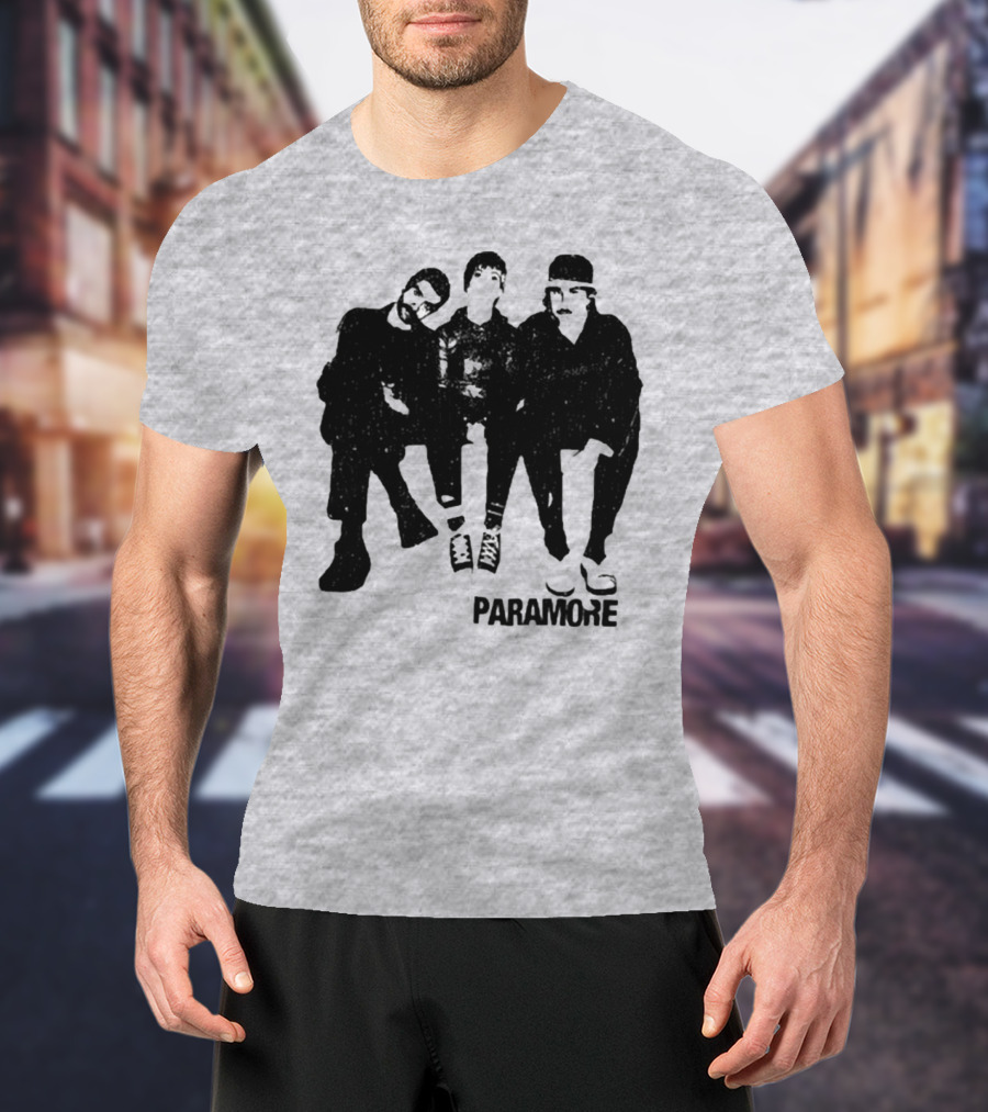 Paramore Music Group Photo Boyfriend Fit Girls T-Shirt
