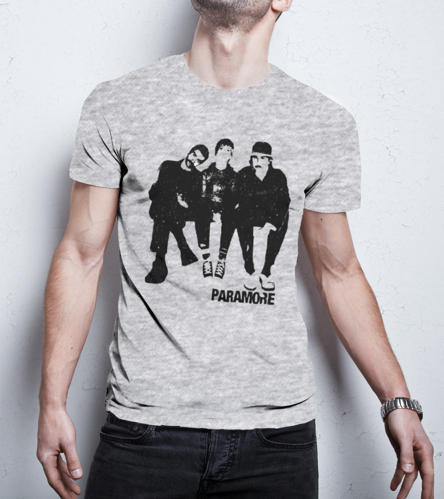 Paramore Music Group Photo Boyfriend Fit Girls T-Shirt