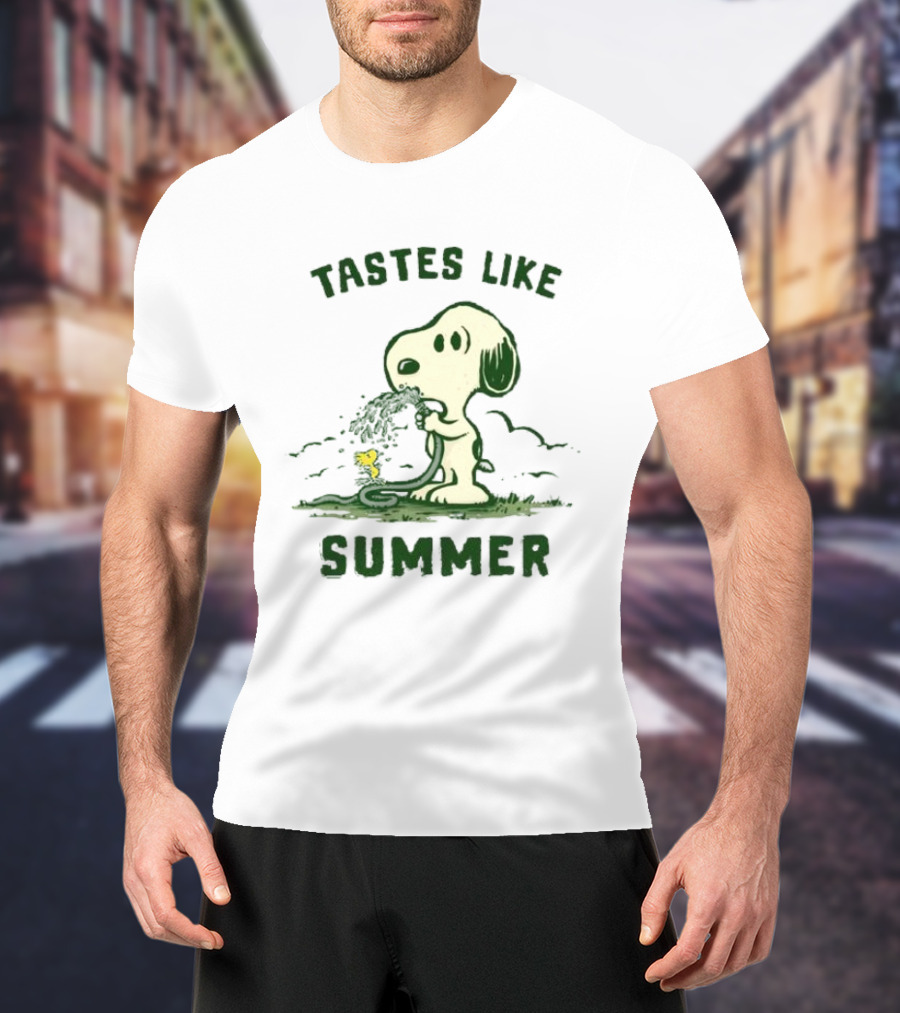 Tastes Like Summer Snoopy And Woodstock Peanuts T-Shirt
