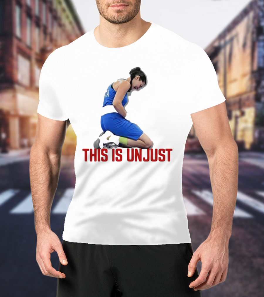 Kellie-Jay Keen Angela Carini This Is Unjust Athlete Kneeling T-Shirt