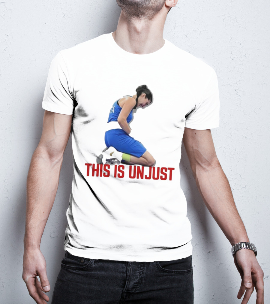 Kellie-Jay Keen Angela Carini This Is Unjust Athlete Kneeling T-Shirt