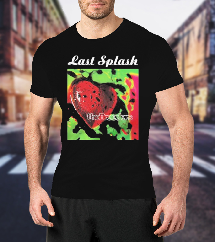 The Breeders Last Splash Album Art With Heart Image T-Shirt