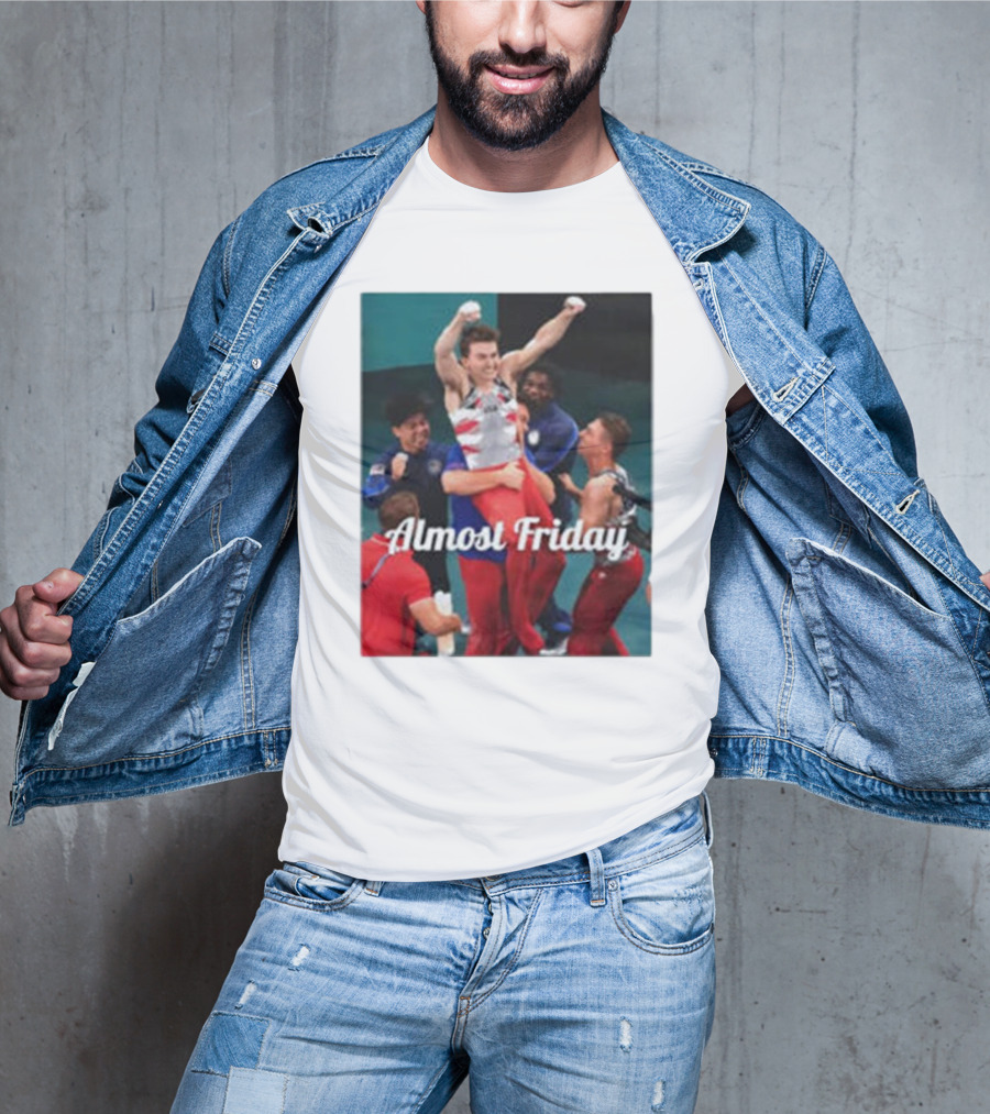 Paul Juda Celebratory Almost Friday Olympic Kid T-Shirt