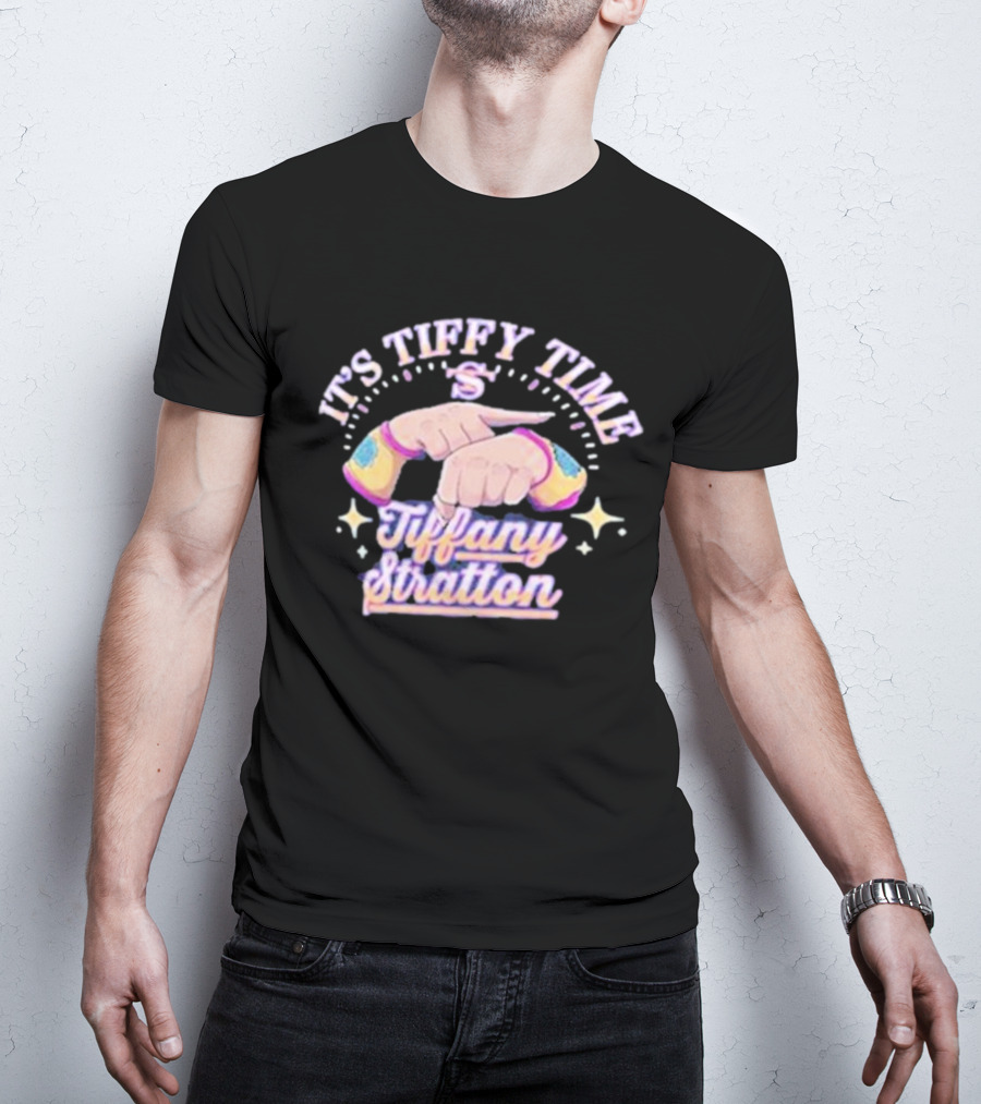 Tiffany Stratton It's Tiffy Time With Stars And Colored Wristbands T-Shirt