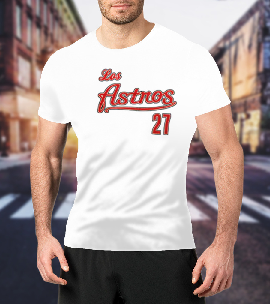 Jose Altuve Los Astros 27 Jersey Giveaway T-Shirt
