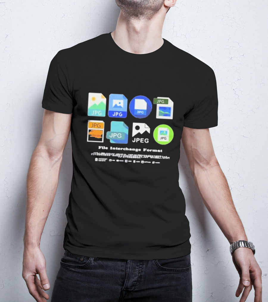 Jpegmafia File Interchange Format Distressed Thumbnails T-Shirt