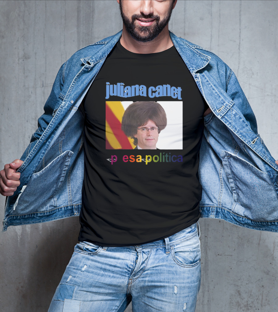 Juliana Canet Pesa Política Catalonian Flag Hair Photo T-Shirt