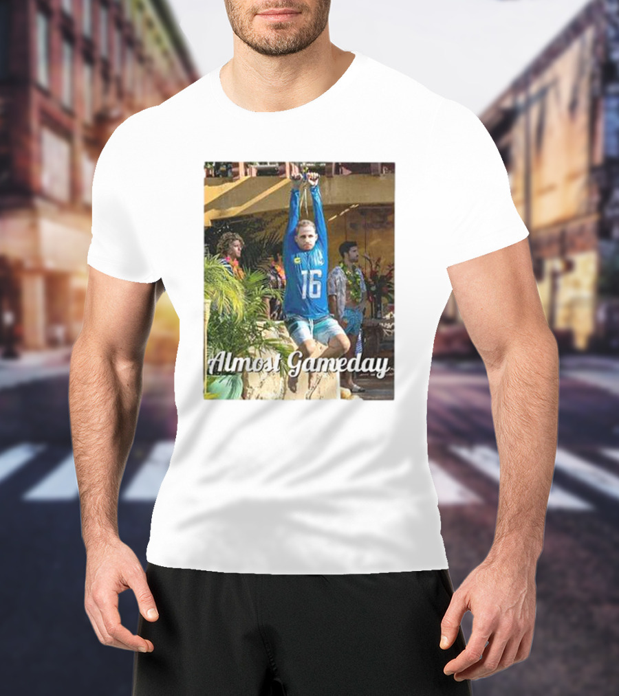 Almost Gameday Zipline Adventure In Sports Jersey T-Shirt
