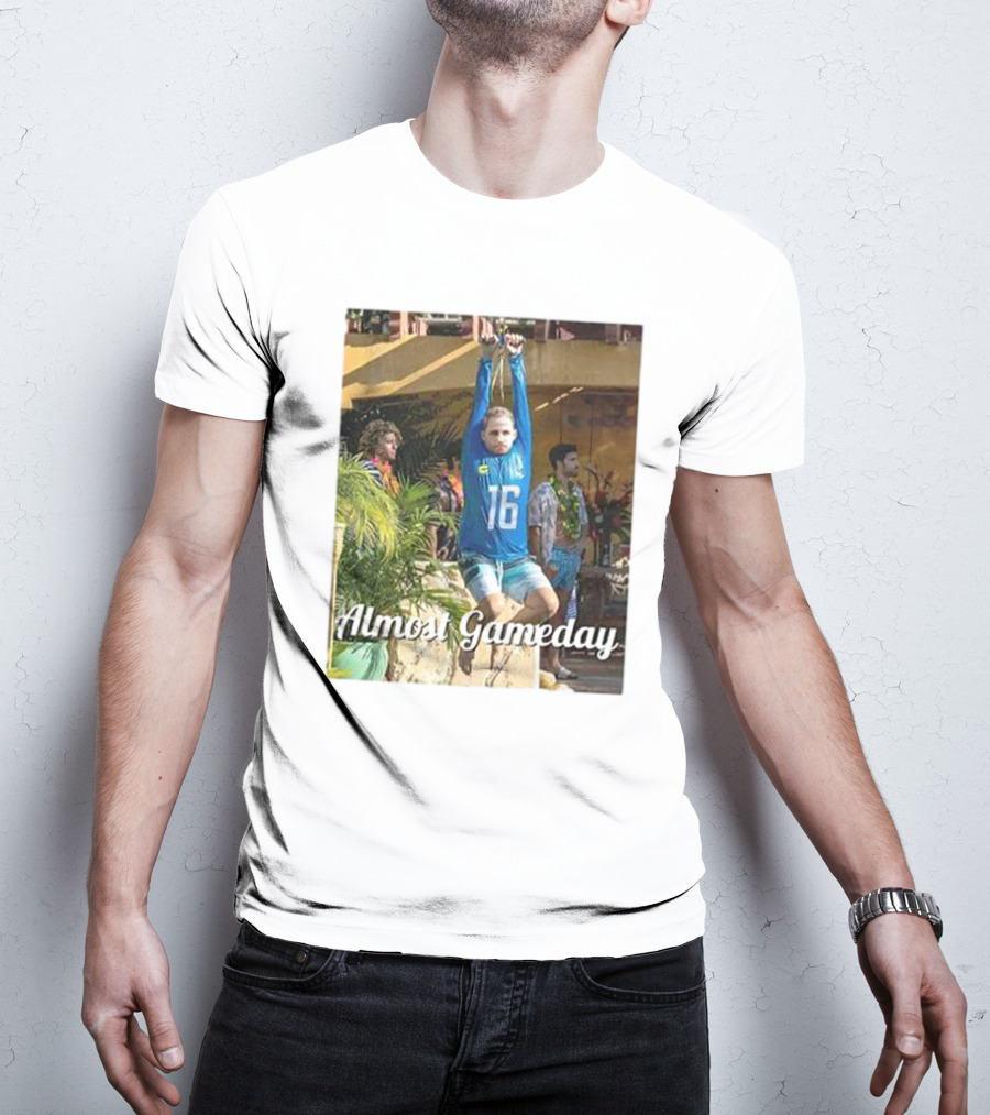 Almost Gameday Zipline Adventure In Sports Jersey T-Shirt