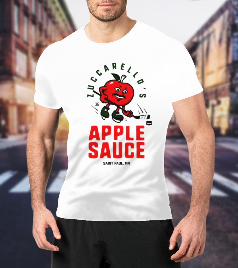 Zuccarello's Applesauce Hockey Saint Paul MN T-Shirt