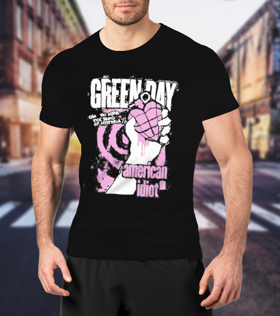 Green Day American Idiot Can You Hear The Sound Of Hysteria? T-Shirt