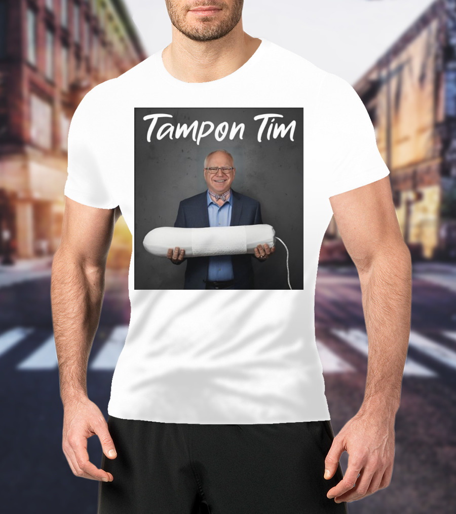 Johnny Midnight Tampon Tim Walz T-Shirt