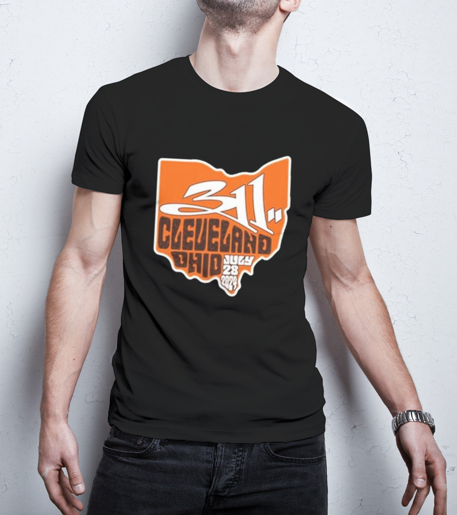 311 Cleveland Ohio July 28 T-Shirt