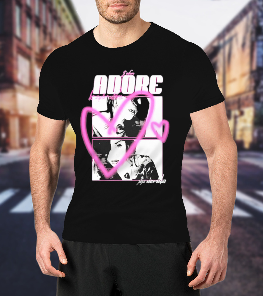 Adore Delano Vintage Photo Collage Xoxo T-Shirt