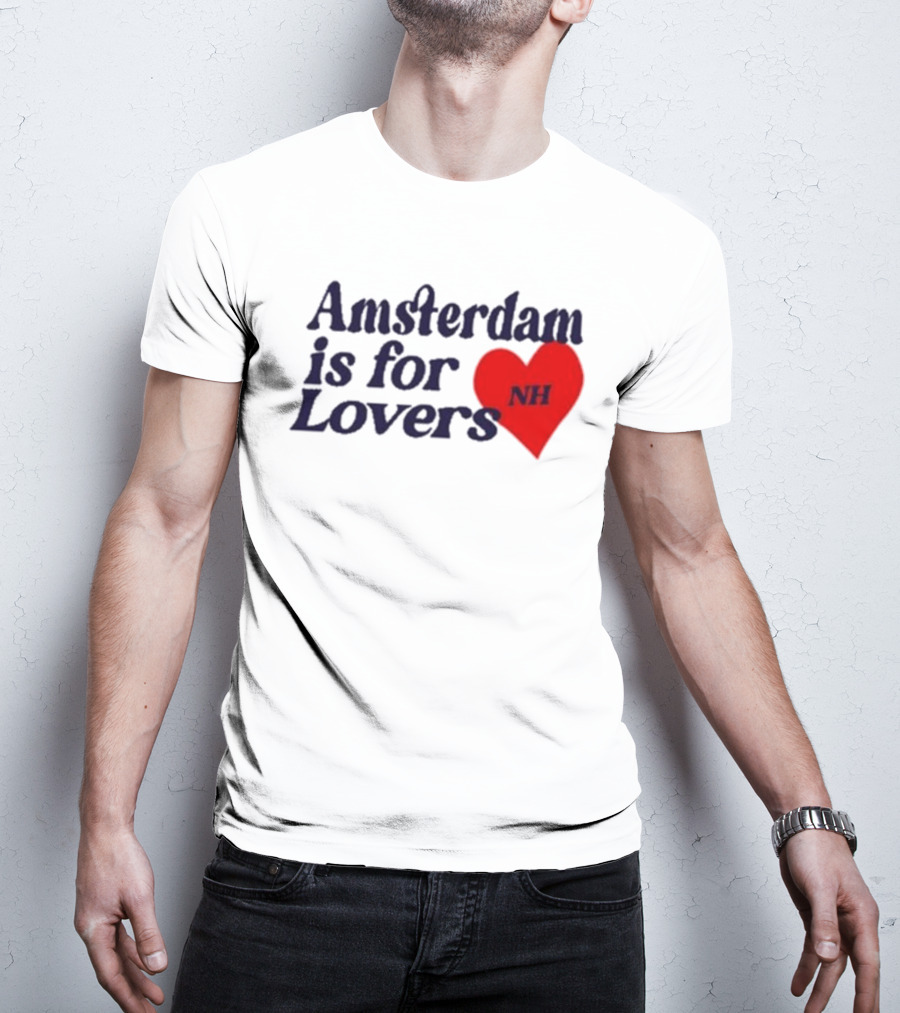 Amsterdam Is For Lovers NH Heart T-Shirt
