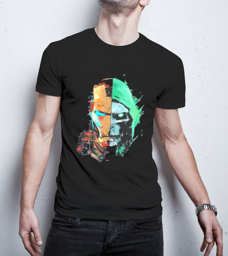 New Mask Same Task Iron Man Doctor Doom Mashup T-Shirt