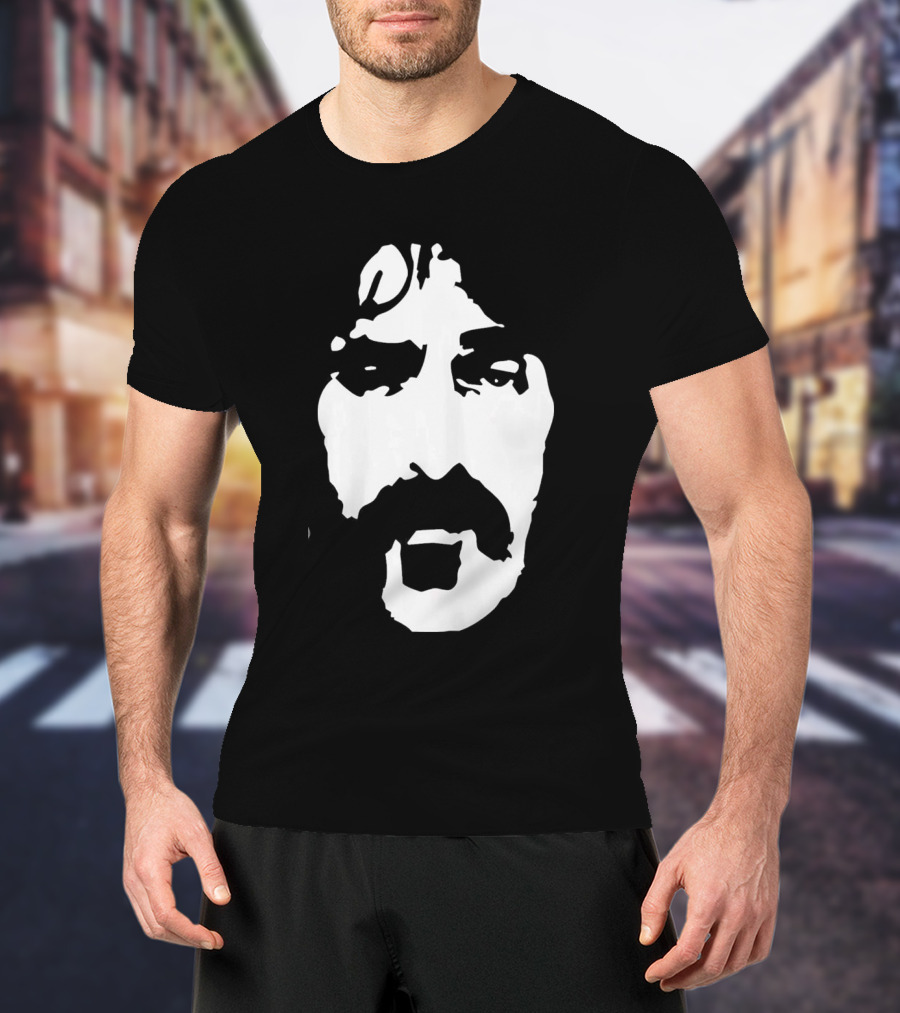 Scott Ritter Frank Zappa Monochrome Face T-Shirt