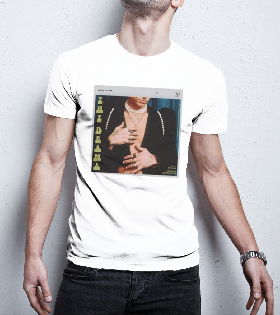 Spencer Sutherland The Drama LP Cover Tattooed Hands And Pearls T-Shirt