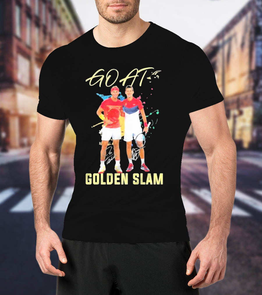 GOAT Golden Slam Tennis Signature T-Shirt