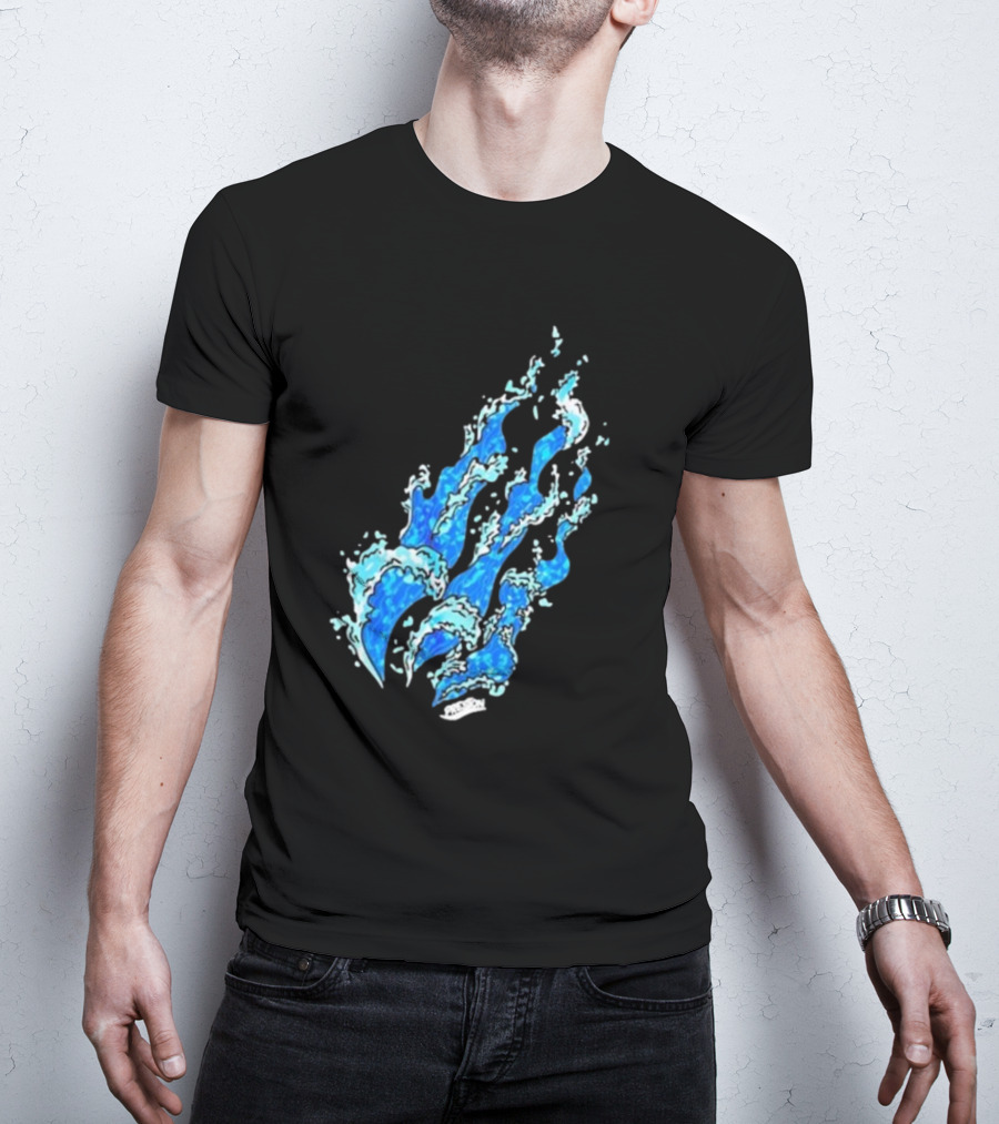 Fire Wave Blue Flame T-Shirt