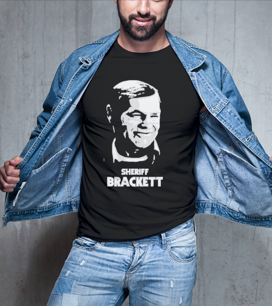 Sheriff Brackett Fright Rags Monochrome T-Shirt