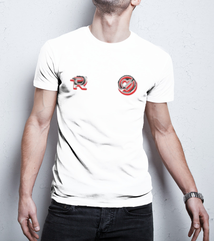 Fuerza Regida R Logo Chrome Emblem T-Shirt