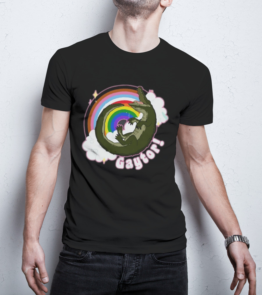 Gators Daily Gaytor Rainbow Clouds T-Shirt