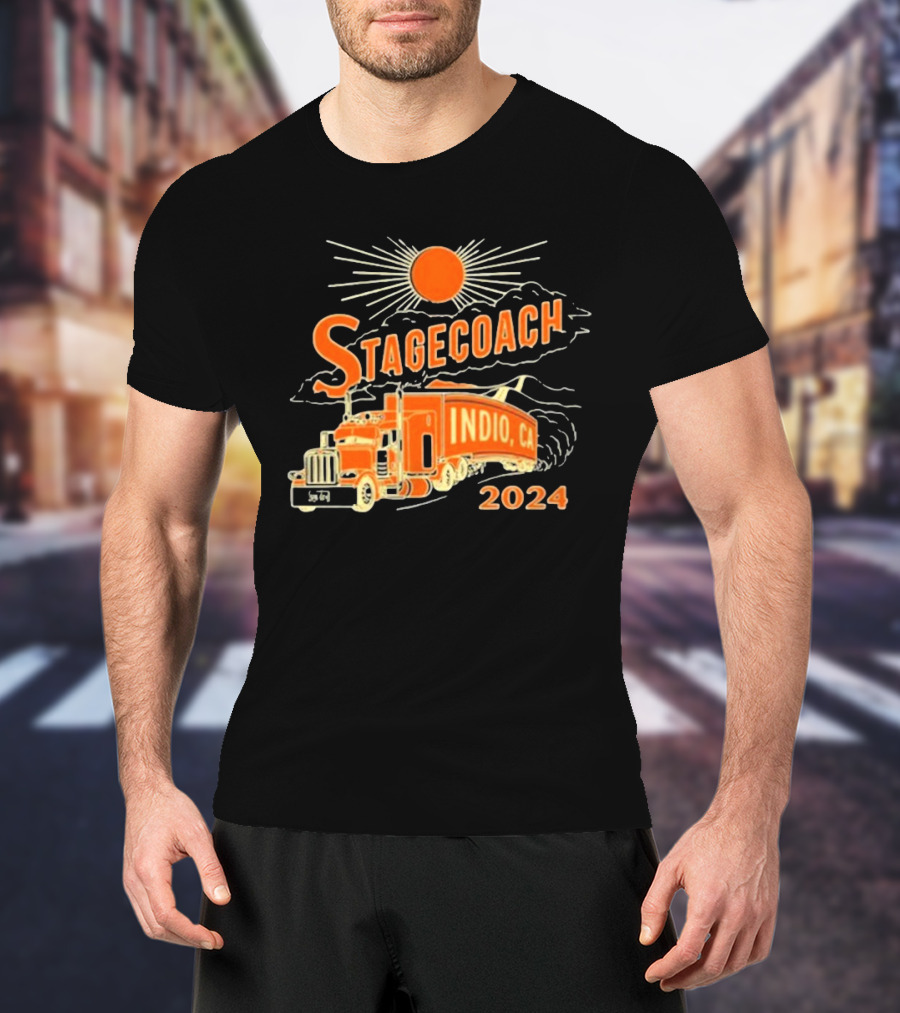 Stagecoach Indio CA Truck T-Shirt