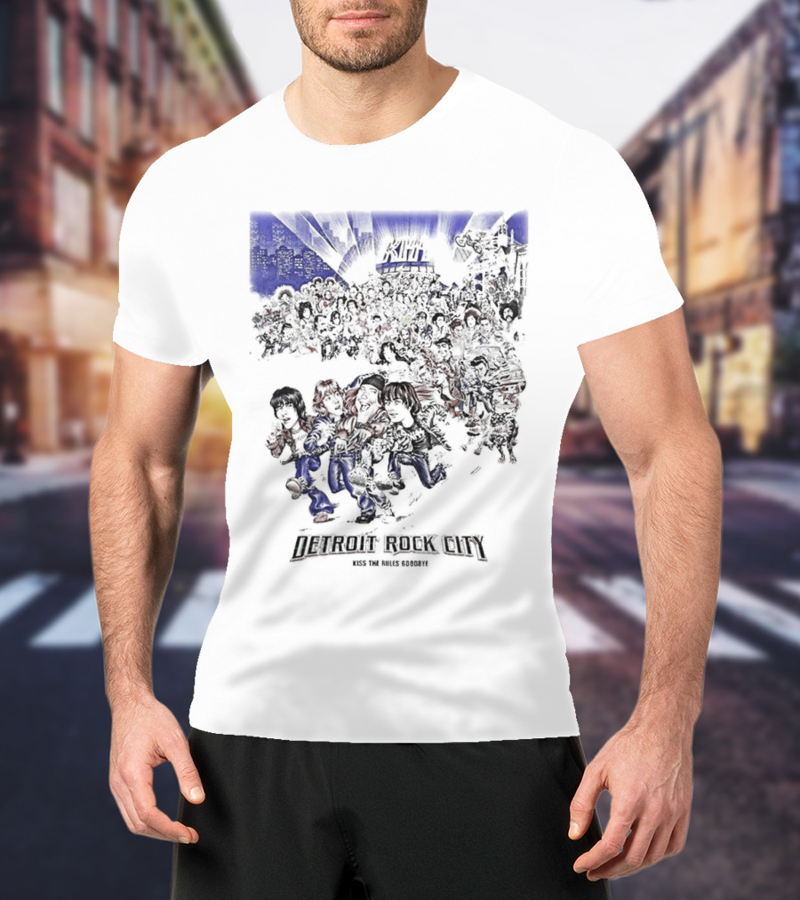 Kiss Band August 13 1999 Detroit Rock City Kiss The Rules Goodbye T-Shirt