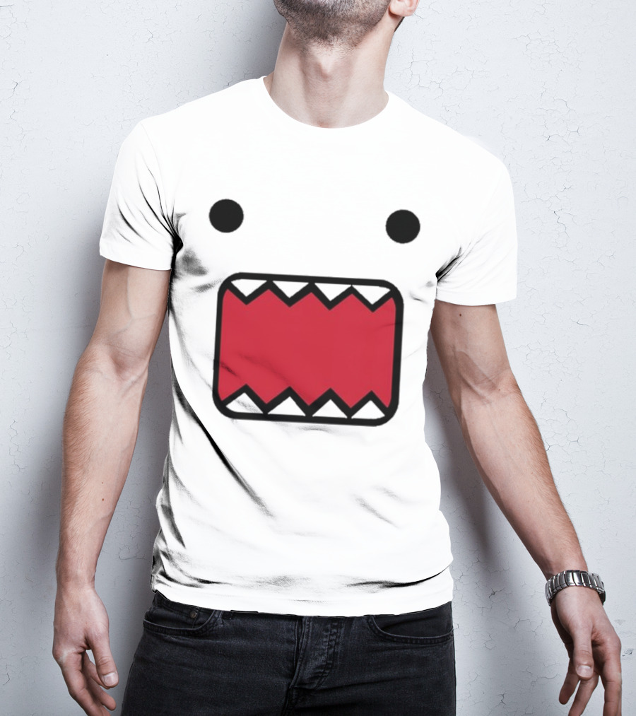 Mamono World Nostalgia Domo Kun Face T-Shirt