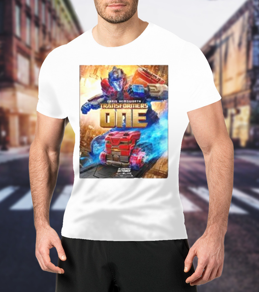 Chris Hemsworth Transformers One Robots Not In Disguise Merchandise T-Shirt