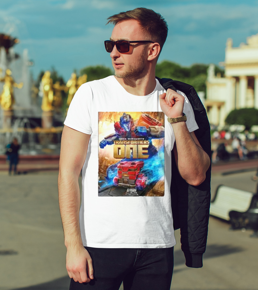 Chris Hemsworth Transformers One Robots Not In Disguise Merchandise T-Shirt