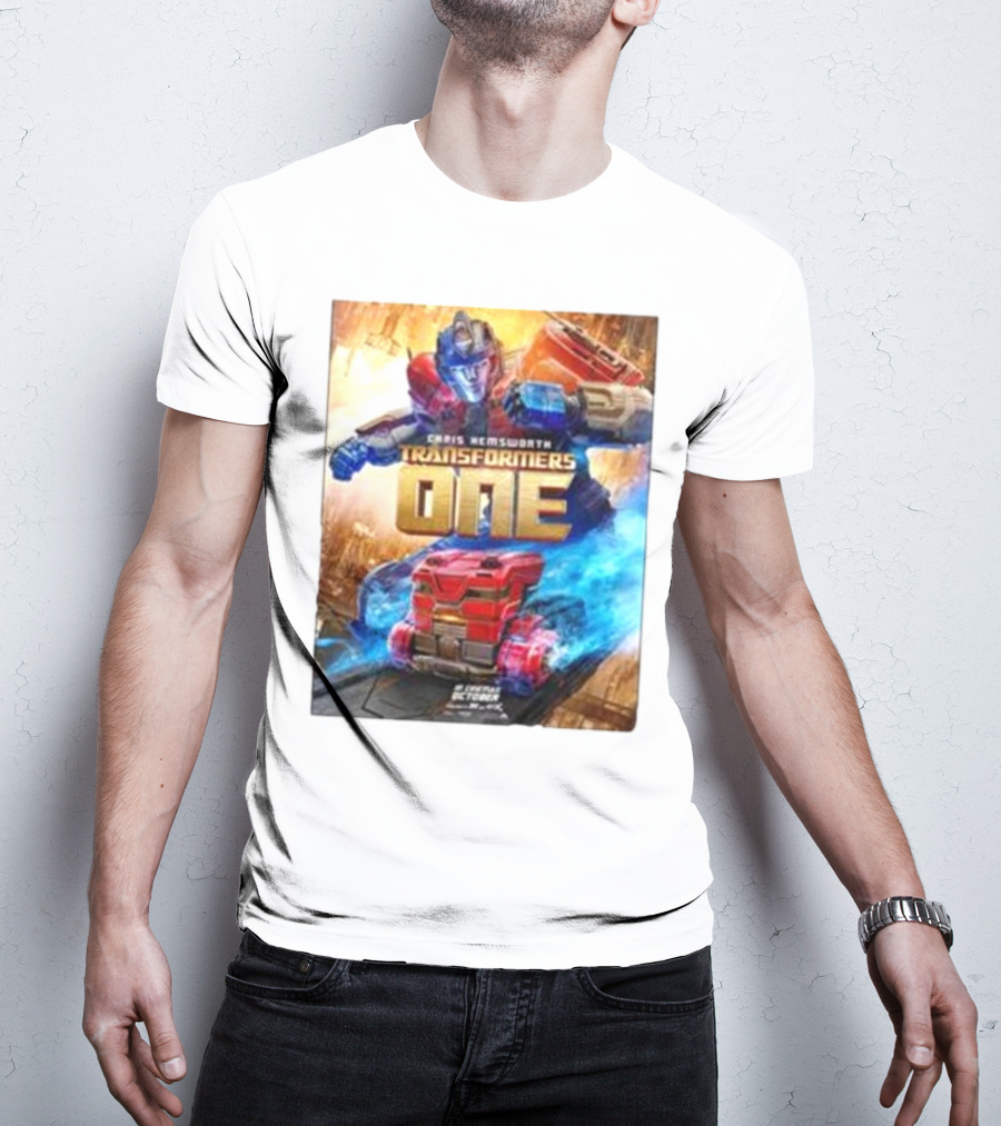 Chris Hemsworth Transformers One Robots Not In Disguise Merchandise T-Shirt