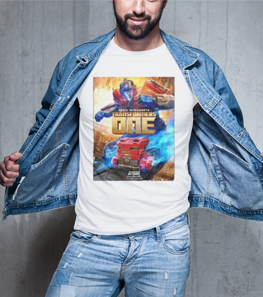 Chris Hemsworth Transformers One Robots Not In Disguise Merchandise T-Shirt