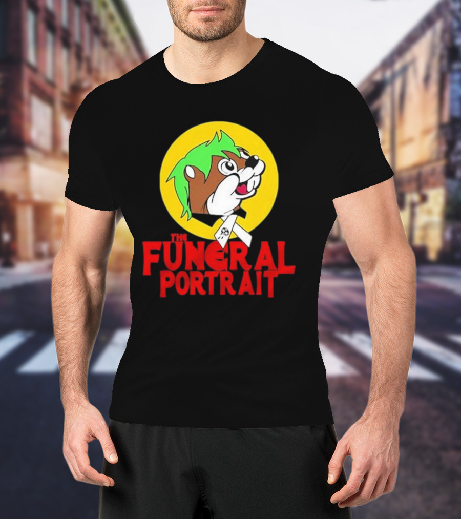 The Funeral Portrait Cartoon Mascot Circle T-Shirt