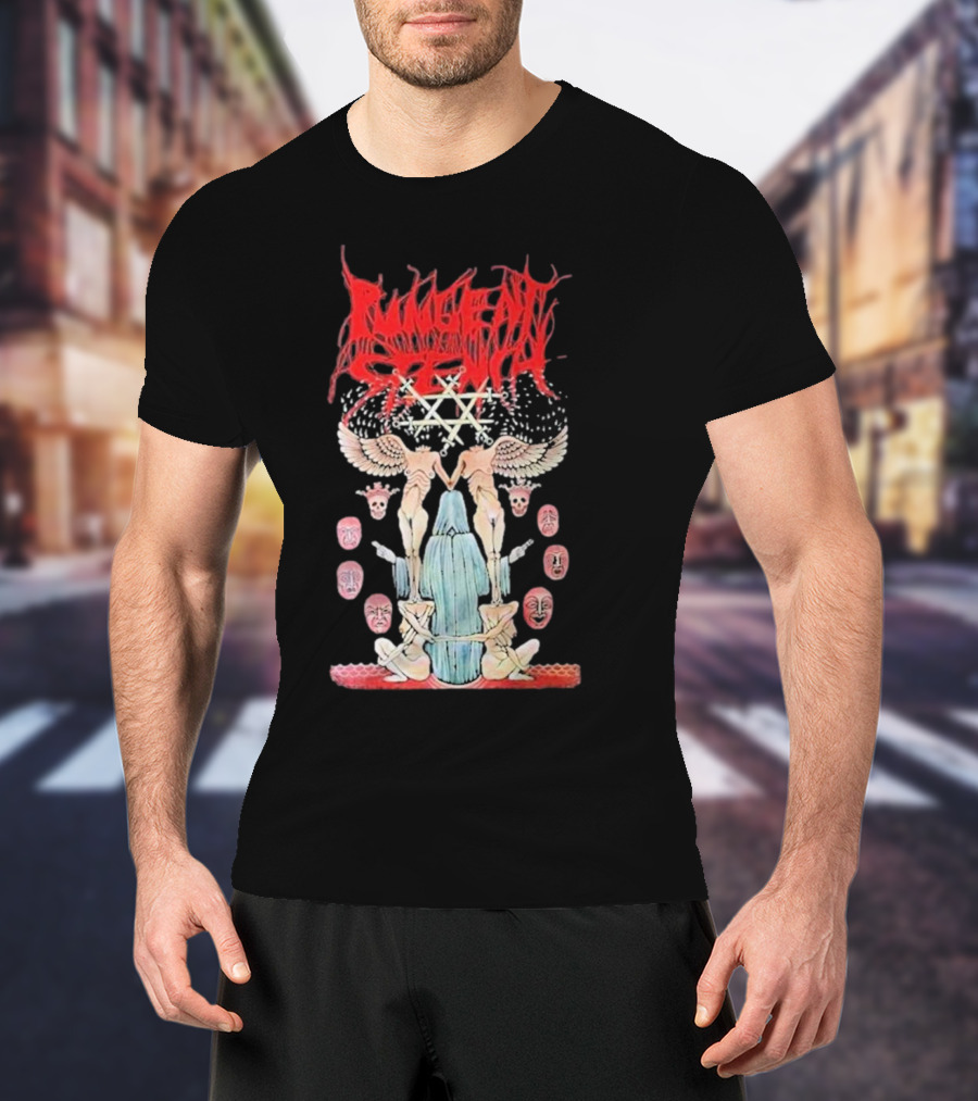 Pungent Stench Smut Kingdom Faces Angelic Figures And Mask Icons T-Shirt