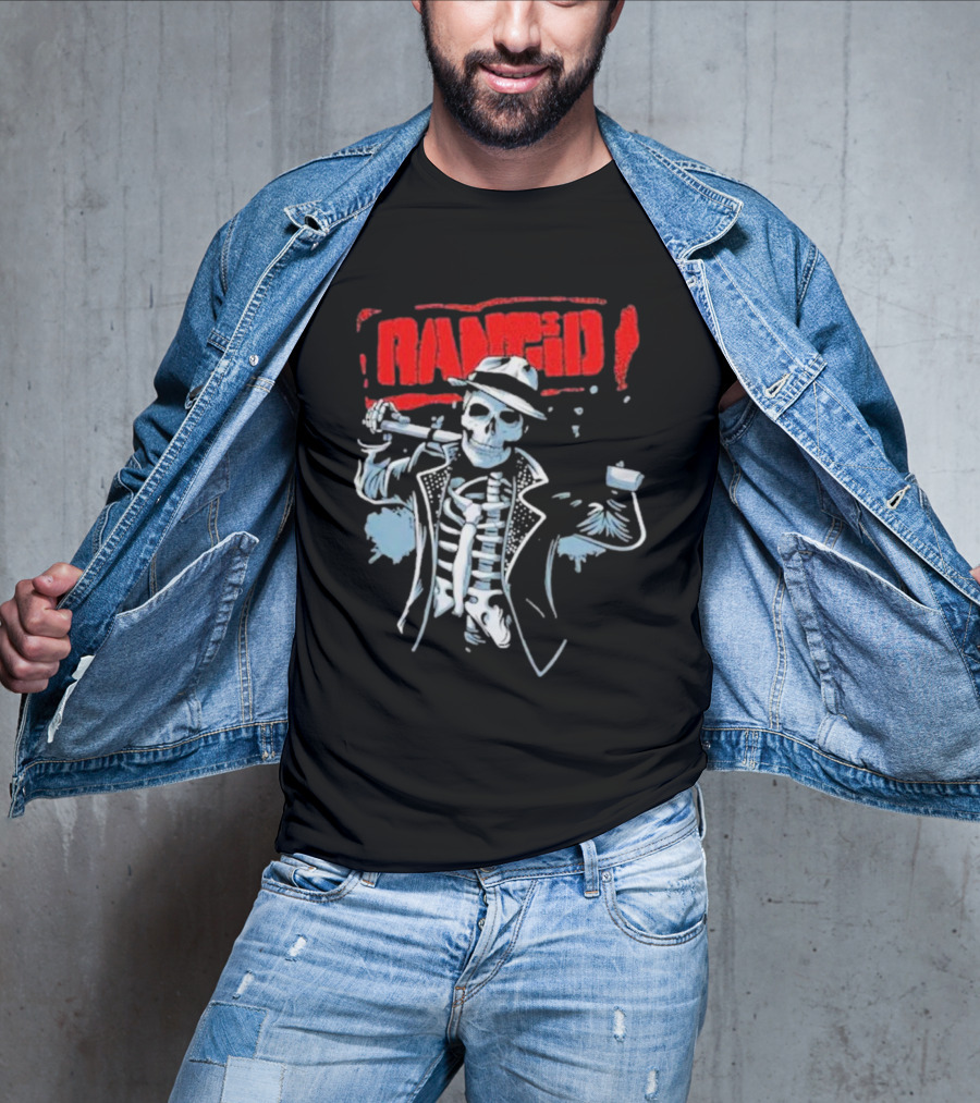 Rancid Bo Knows Skele Tim North America Tour T-Shirt