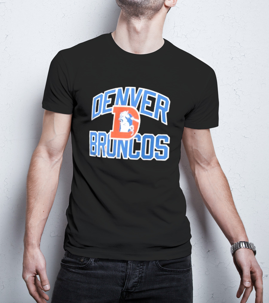 Denver Broncos Retro D Emblem T-Shirt