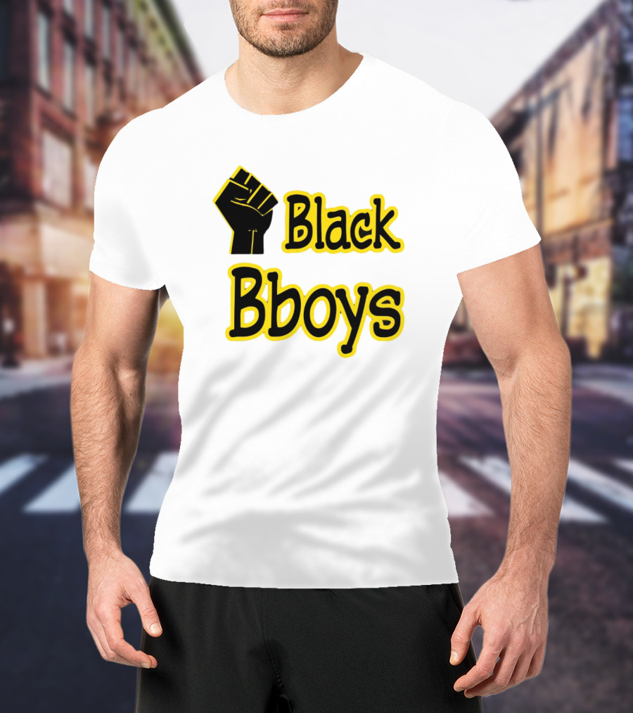 Destroy Quietly Black Bboys Fist T-Shirt