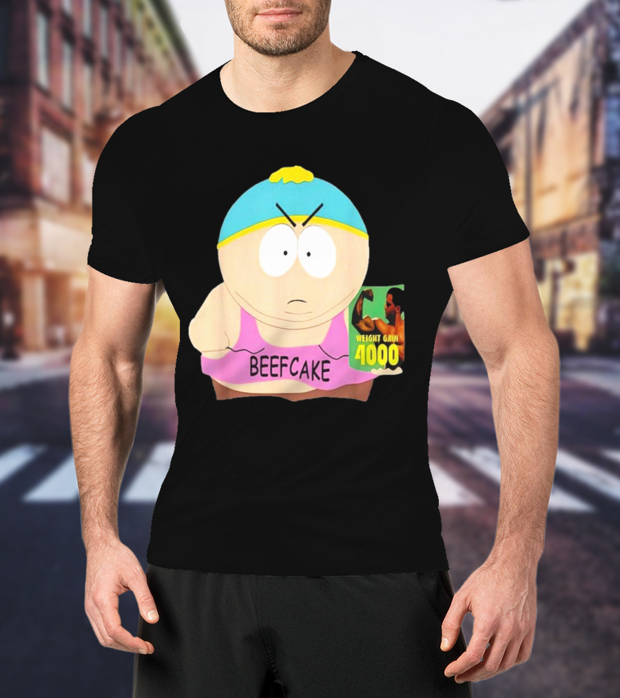Eric Cartman Beefcake Weight Gain 4000 Promotion 2000 T-Shirt