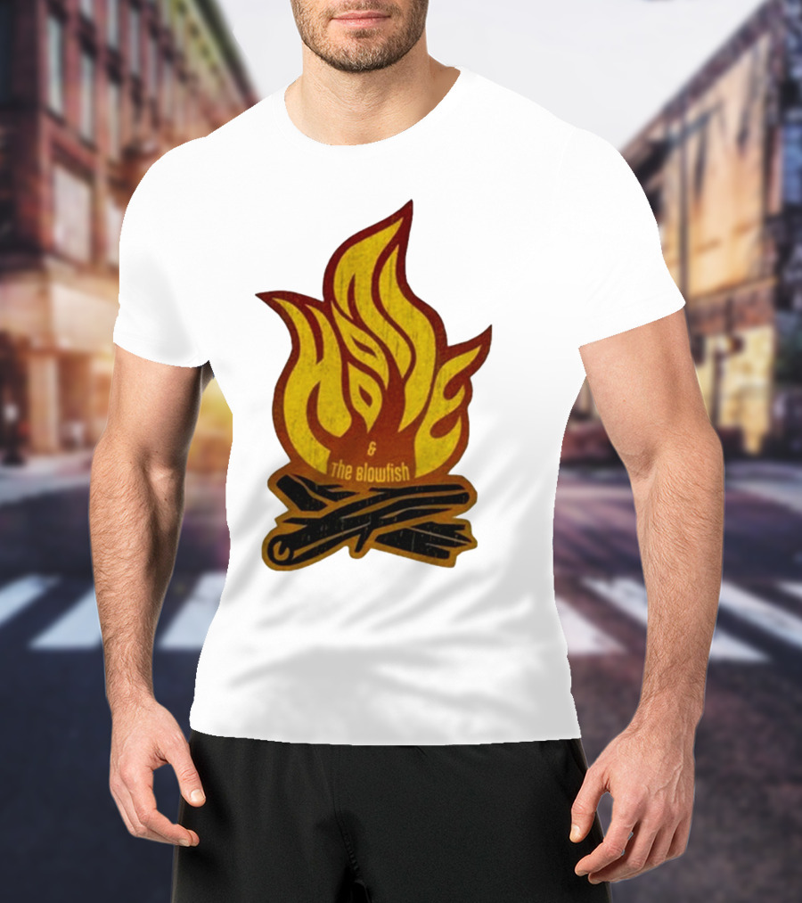 Hootie And The Blowfish Campfire Flame Logs T-Shirt