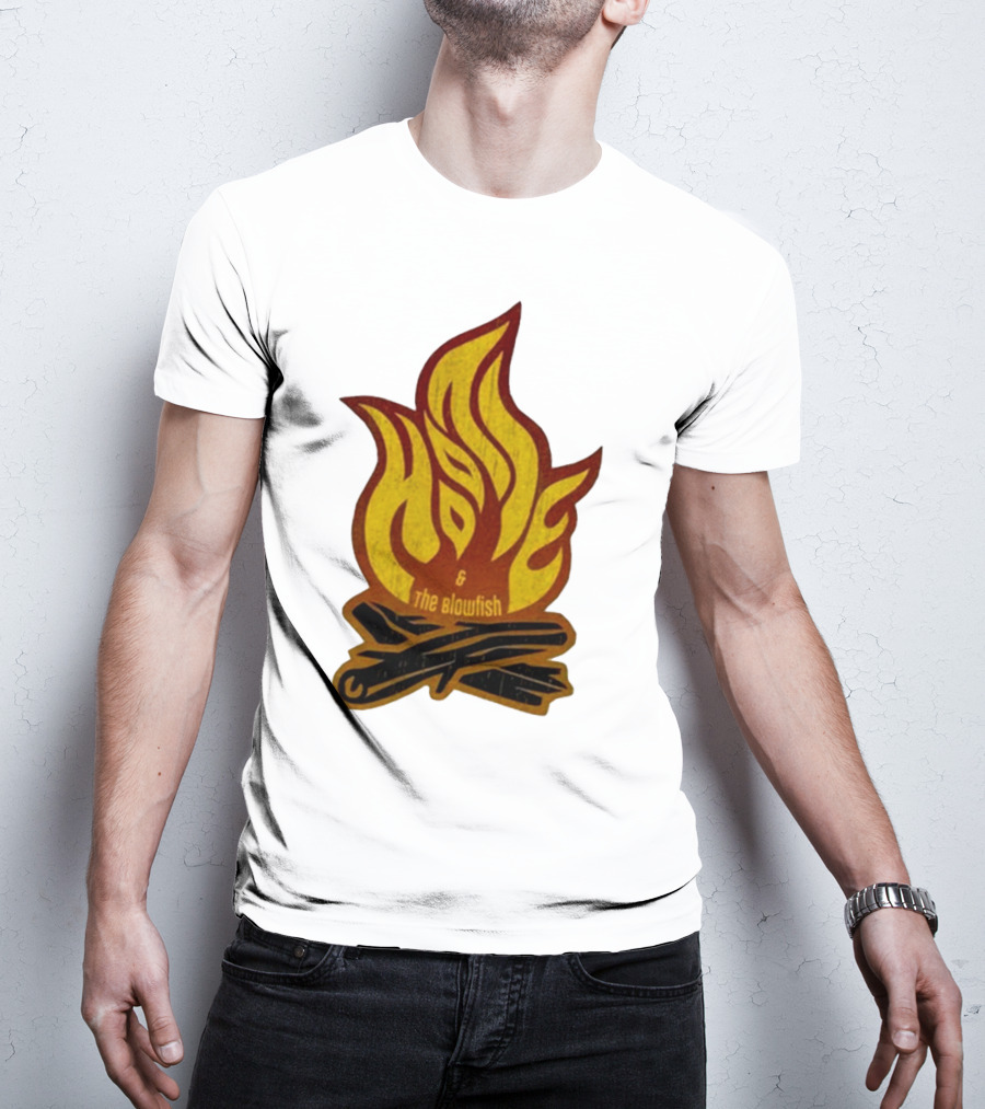 Hootie And The Blowfish Campfire Flame Logs T-Shirt