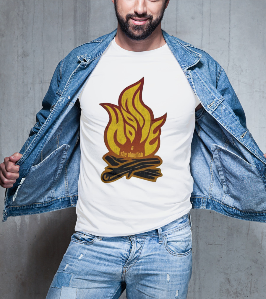 Hootie And The Blowfish Campfire Flame Logs T-Shirt