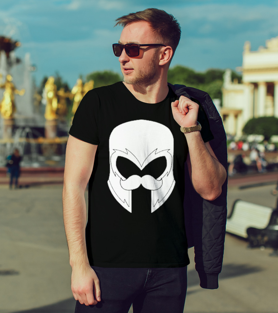 Remix’D Curleh Mustache Wolverine Mask T-Shirt